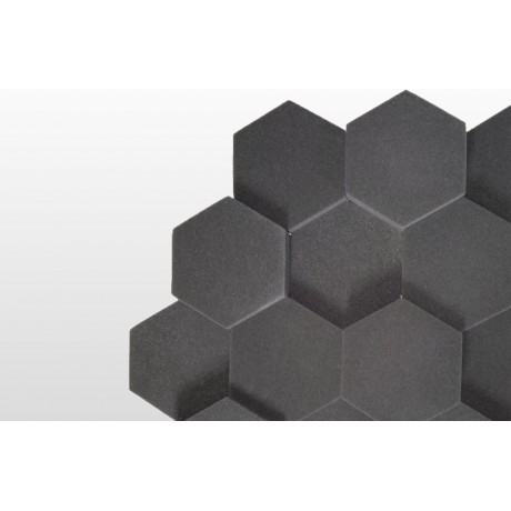 Акустический поролон ABEX Hexagon (12шт) (240*210*20 мм;240*210*40 мм; 240*210*60 мм) 