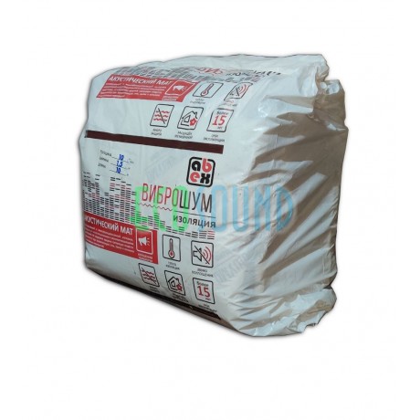 АБЭКС ВиброШум акустический мат (1,5м х 10м х 10мм (15 м2) АБЭКС ВиброШум акустический мат (1,5м х 10м х 10мм (15 м2)