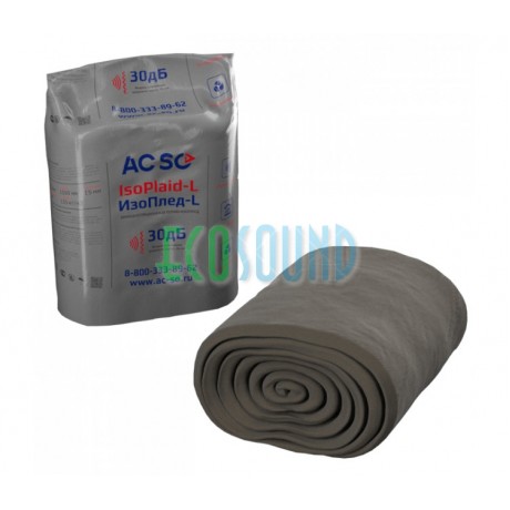 IsoPlaid-L ИзоПлед-L 	5000 × 1500 × 15 mm ( 7,5 м2)  IsoPlaid-L ИзоПлед-L 	5000 × 1500 × 15 mm ( 7,5 м2)