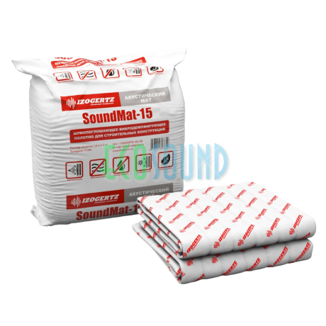 Акустический мат Izogertz SoundMat 14 (10000х1500х15мм) 15м2