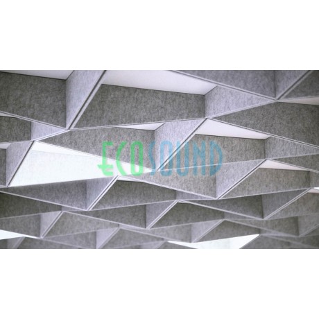 Панель акустическая декоративная FlyFelt тип Бикубик НА ПОТОЛОК ARMS B1-B6 595*595*300 9мм