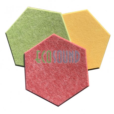 Акустические панели СОТА 298*340*9 мм  ( цвета в ассортименте ) 