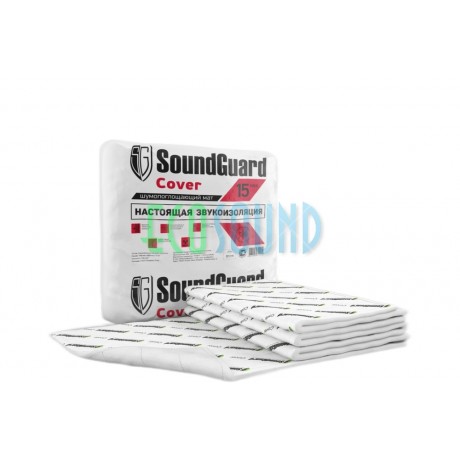 SoundGuard ИзоКовер 1500x5000x15 мм 7,5 м2  SoundGuard ИзоКовер 1500x5000x15 мм 7,5 м2