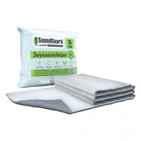 Звукоизоляционный мат SoundGuard Cover 5000х1500х15 мм (7,5 м2)