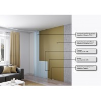 Бескаркасная система звукоизоляции стены "БАЗИС" ( 16 мм ) 