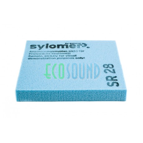 Sylomer SR 28 | синий |  лист 1200 х 1500 х 25 мм Sylomer SR 28 | синий |  лист 1200 х 1500 х 25 мм