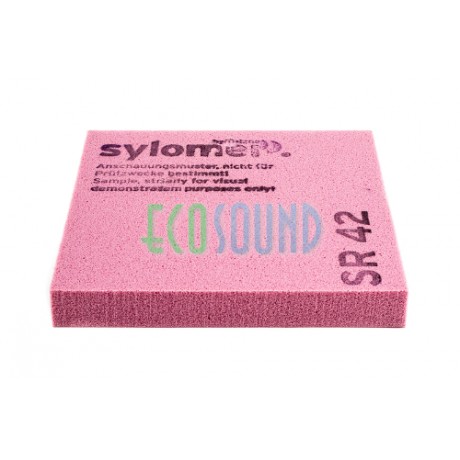 Sylomer SR 42 | розовый | лист 1200 х 1500 х 25 мм Sylomer SR 42 | розовый | лист 1200 х 1500 х 25 мм