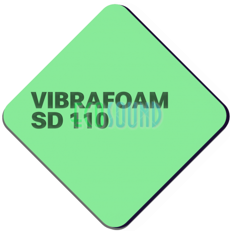 Вибрафом (Vibrafoam) SD 110 зеленый (2 м х 0,5м x 12,5 мм ) 1м2 Вибрафом (Vibrafoam) SD 110 зеленый (2 м х 0,5м x 12,5 мм ) 1м2