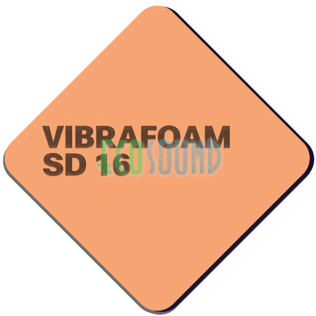 Вибрафом (Vibrafoam)  SD 16 розовый ( 2м х 0,5м x 25 мм ) 1м2 Вибрафом (Vibrafoam)  SD 16 розовый ( 2м х 0,5м x 25 мм ) 1м2