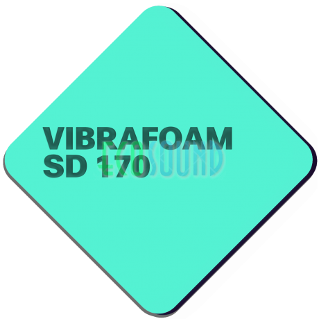 Вибрафом (Vibrafoam) SD 170 темно-зеленый ( 2м х 0,5м x 12,5 мм) 1м2