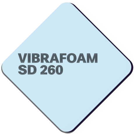 Вибрафом (Vibrafoam) SD 260 сине-зеленый ( 2м х 0,5м x 12,5 мм) 1м2