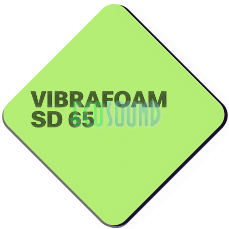 Вибрафом ( Vibrafoam ) SD 65 светло-зеленый (2м х 0,5м x 25 мм ) 1м2