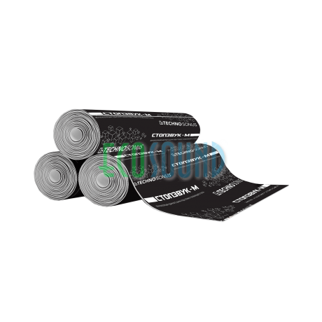 Полотно для гидро-звукоизоляции СтопЗвук-М (10м х 1м х 4,5мм) 10м2 Полотно для гидро-звукоизоляции СтопЗвук-М (10м х 1м х 4,5мм) 10м2